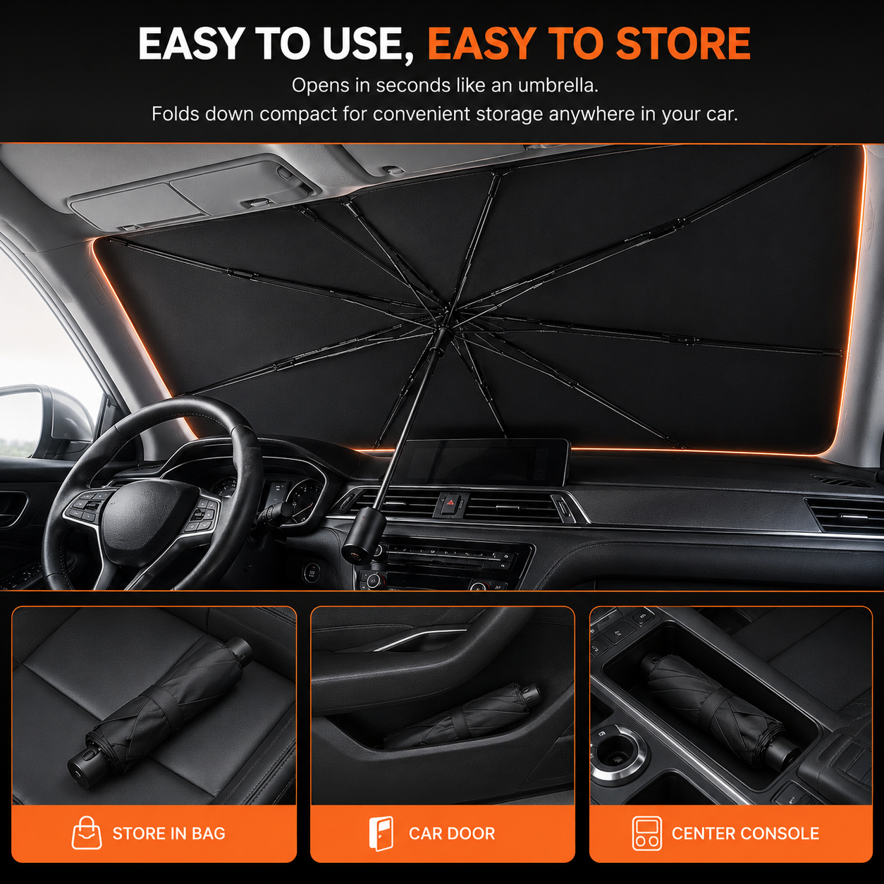 Foldable  Windshield Sunshade